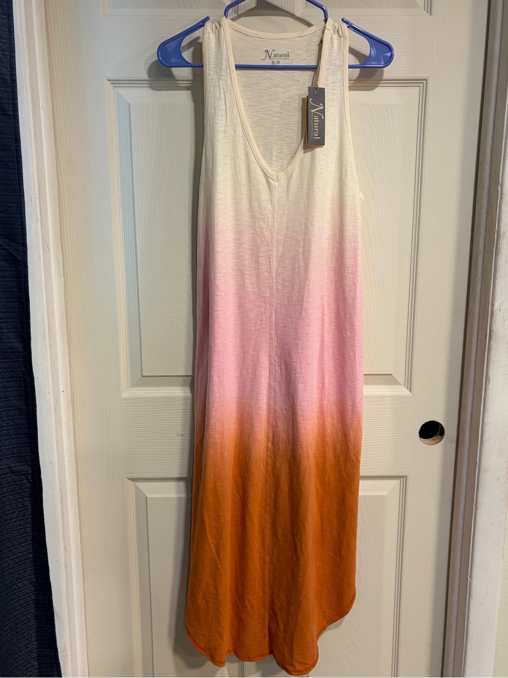 Natural Reflections gradient maxi dress